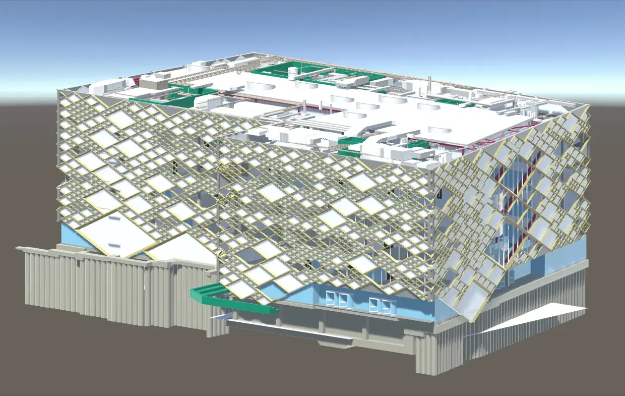 Diamond Building's BIM Model (Building Information Model)